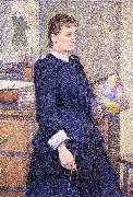 Theo Van Rysselberghe Anna Boch in her Atelier USA oil painting artist